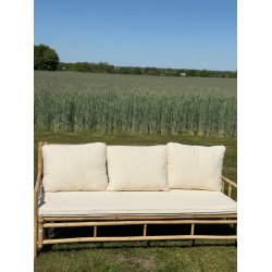 Rygpude til bambus mbler i hvid - KOMFORT