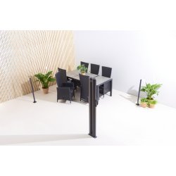 Dobbelt lhegn 6 x 1,6 m - Model: Kim