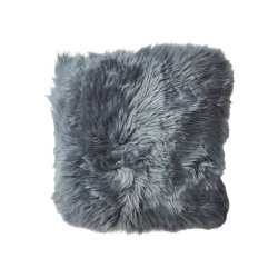 Stolsits i kta lammskinn - str. 40x40 cm - vlj frg