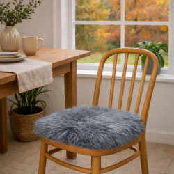  Stoles�de i �gte lammeskind - str. 40x40 cm. - v�lg farve