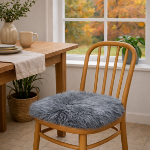  Stoles�de i �gte lammeskind - str. 40x40 cm. - v�lg farve