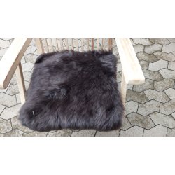 Stolsits i kta lammskinn - str. 40x40 cm - vlj frg