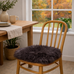  Stoles�de i �gte lammeskind - str. 40x40 cm. - v�lg farve