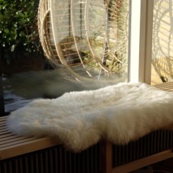 gte Lammeskind sde+ryg til sofa eller loungestol - 55 x 85 - vlg farve