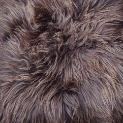  Stoles�de i �gte lammeskind - str. 40x40 cm. - v�lg farve