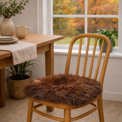  Stoles�de i �gte lammeskind - str. 40x40 cm. - v�lg farve