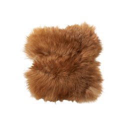 Stolsits i kta lammskinn - str. 40x40 cm - vlj frg