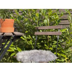 Sdehynde i poly/acryl imiteret lammeskind, 37 cm - Vlg farve