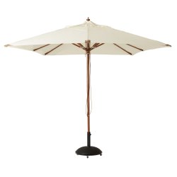 MEGA PARASOL! Str.  4x4m - + dug har UV50+ solbeskyttelse - Model: Houston