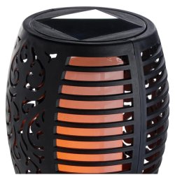 Solcelledrevet fakkel med 72 LED - 11,5 cm H82 cm!