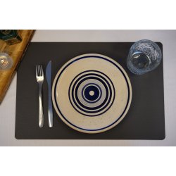 Firkantet dkkeserviet i PU lder, Soft - Foldbar - 30x45 cm - Vlg farve