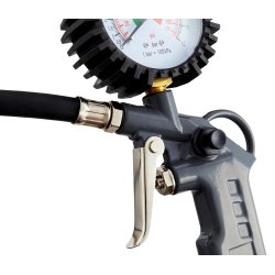 Trykluft pumpepistol m/manometer - BAR &amp; PSI skala