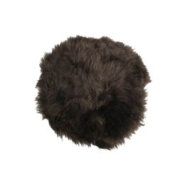 gte lammeskind fra new Zealand - diameter: 34 cm. - vlg farve: