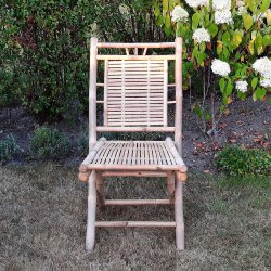 Bambus foldbar Cafstol uden Armln