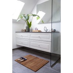 Bademtte - Gold Teak - Medium. Str. 40x60 cm