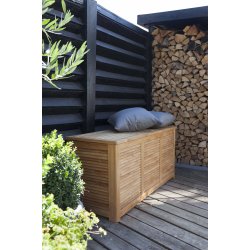 Hyndeboks i kvalitets Gold Teak med Gummifuge