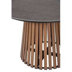 Max moderne rundt vedligeholdelsesfrit havebord - 115 cm.