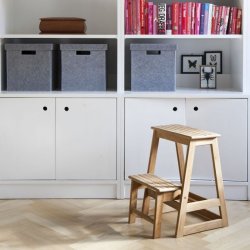 Klassisk trappstege - Teak