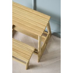 Klassisk trappstege - Teak