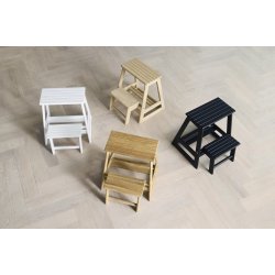 Klassisk trappstege - Teak