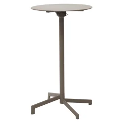Sammenklappeligt barbord �60 cm i cappuccino � Stilrent st�bord til inde- og udebrug