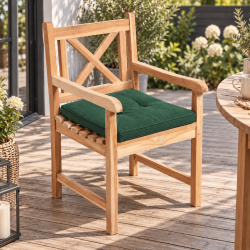 Sittdyna lyxig till fast stol 50x50 cm. V�lj f�rg. 
