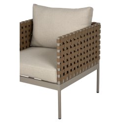 Sofast med 4 dele m/ all weather Hynder - 100% vedligeholdelsesfrit Model: Martin