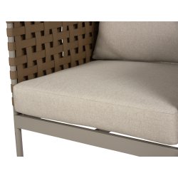 Sofast med 4 dele m/ all weather Hynder - 100% vedligeholdelsesfrit Model: Martin