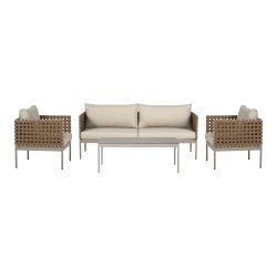 Sofast med 4 dele m/ all weather Hynder - 100% vedligeholdelsesfrit Model: Martin