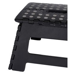 Foldbar skammel med anti-glide overflade. Str. 32 x 25 x 22 cm - Max belastning 150 kg