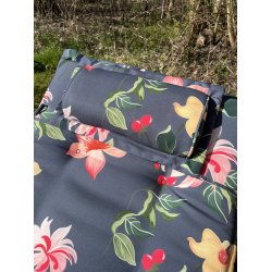 Solvognshynde Lux m/ Nakkepude i struktur syet polyester, s man ikke bliver svedig! - Flere Farver