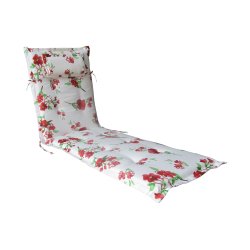 SOLVOGNSHYNDE LUX MED NAKKEPUDE i flot hvidt blomster design