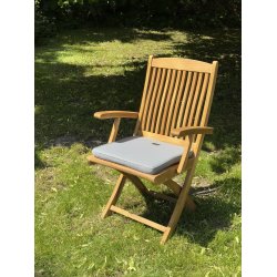 Sdehynde til klapstole Str. 37 x 40 cm. Kan fastgres til stolen med velcrobnd. (Flere Farver)