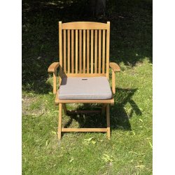 Sdehynde til klapstole Str. 37 x 40 cm. Kan fastgres til stolen med velcrobnd. (Flere Farver)