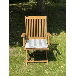 Sdehynde til klapstole Str. 37 x 40 cm. Kan fastgres til stolen med velcrobnd. (Flere Farver)