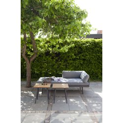 Solseng med gr hynde og aluminiumsstel! Model: Rio