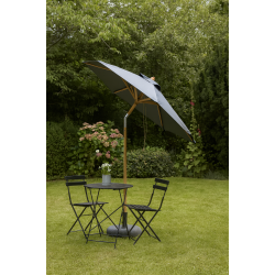 Parasoll - : 1,8 m. Vlj frg - Vattentt + Dug har UV30+ solskydd. Modell: Venedig