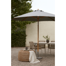 Olefin parasoll -  3 meter runt. Vlj en frg! - Vattentt + Dug har UV50+ solskydd. Modell: Cannes