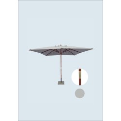 Luxparasoll fyrkantigt Str. 3x3M. Vlj frg - Vattentt + Dug har UV30+ solskydd. Modell: Milano