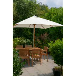 Parasoll str. 3x3 meter -  Vlj frg - Vattentt + Dug har UV30+ solskydd. Modell: Nice