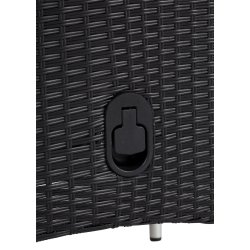 Vedligeholdelsesfrit haves�t 10 stole, bord med udtr�k