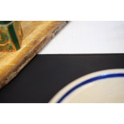 Rektangulr dkkeserviet i bldt bffellder - Model: Lexi - Vlg farve