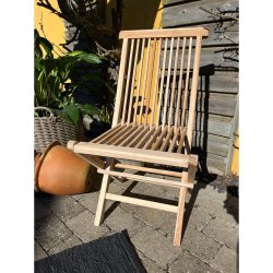 Mondena Klappstol Teak - Utan Armstd