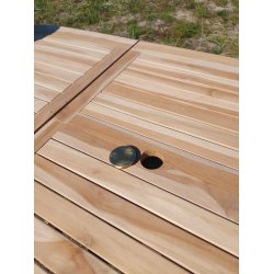 Bounty Trdgrdsbord i teak med utsug