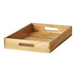 Bakke i Teak ml: 30x45 cm