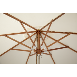 Olefin parasoll -  3 meter runt. Vlj en frg! - Vattentt + Dug har UV50+ solskydd. Modell: Cannes