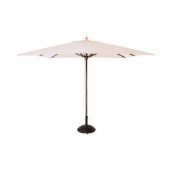 MEGA Lux Parasol - Rekt. - 3 x 4 m -  Olefn dug har UV50+ solbeskyttelse. Model: Napoli