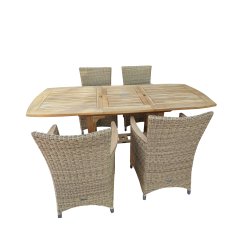 Extend boston teak havest - Bord med udtrksplade 180/240cm