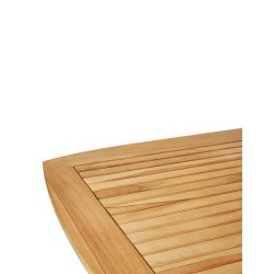 Boston gold teak udtrksbord 4-8 personer. Str. 90x150-200 cm.
