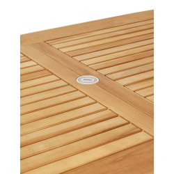 Boston teak jtte utdragsbord fr 6-10 personer